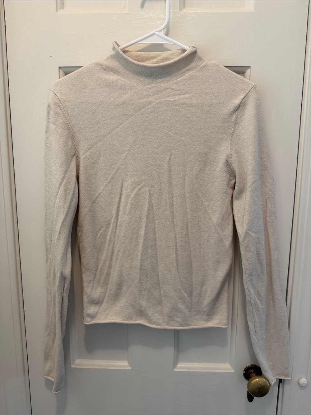 French Connection Off-White Turtleneck Sweater
